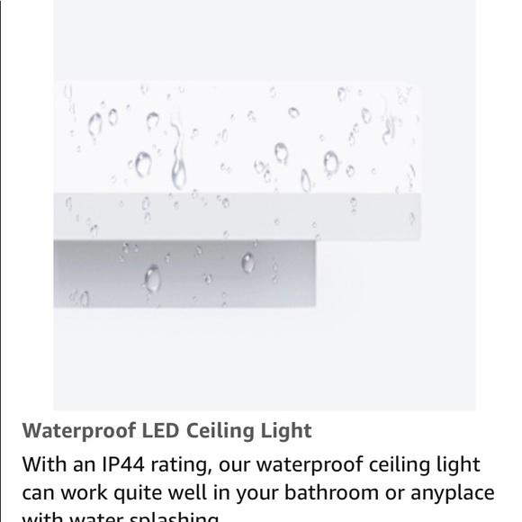 Airand 5000K LED Square Ceiling Light Mount - Picture 11 of 12